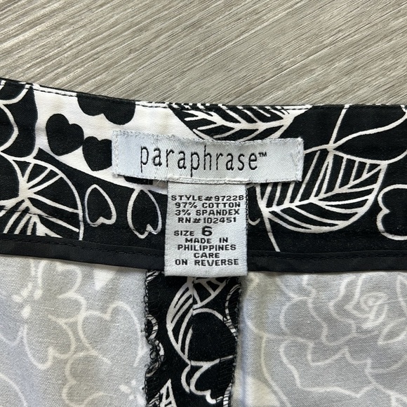 Paraphrase • floral printed cropped pants - Picture 9 of 10